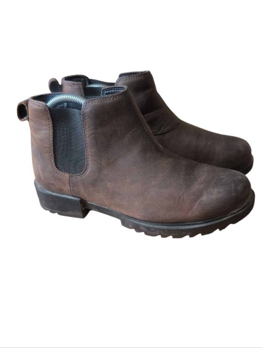 Sorel Brown Leather Chelsea Waterproof Ankle Boots Women’s Size 8